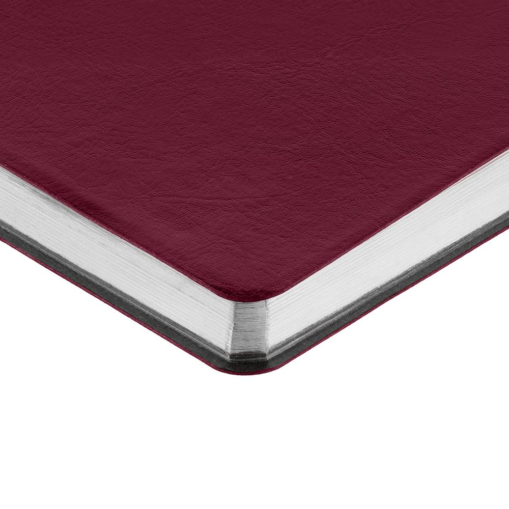 Ежедневник Nebraska Flex, недатированный, бордовый с серебристым — изображение 7