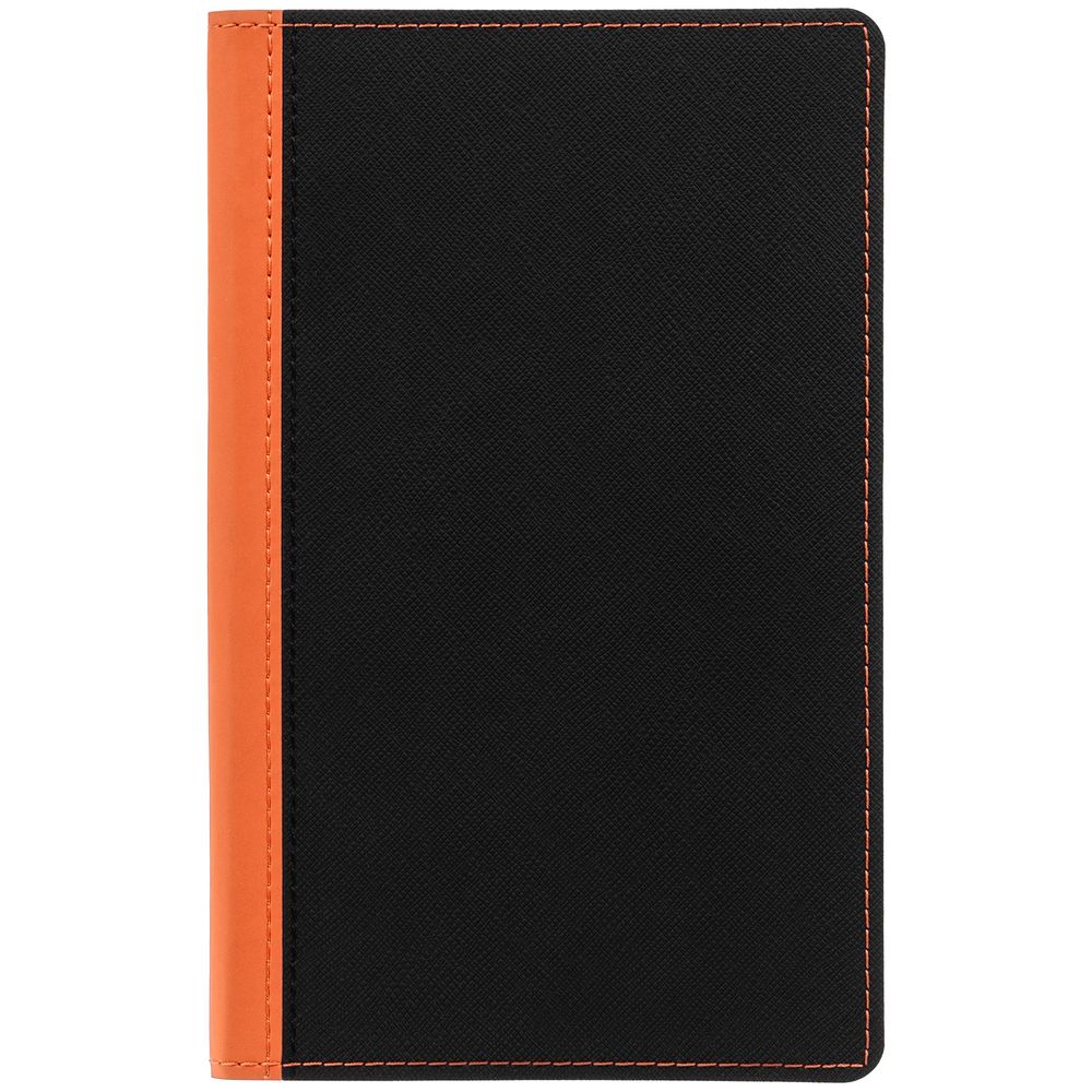 Ежедневник Nice Twice, недатированный, черный с оранжевым — изображение 4