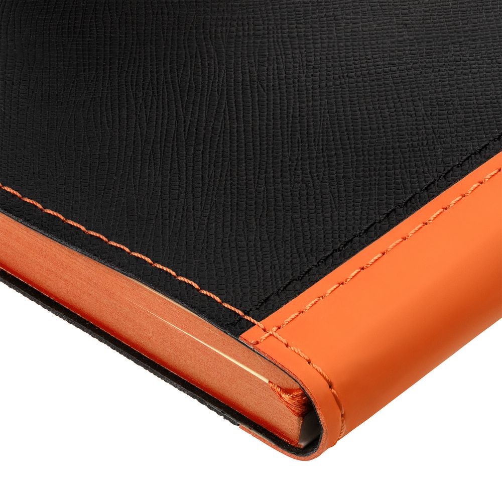 Ежедневник Nice Twice, недатированный, черный с оранжевым — изображение 7