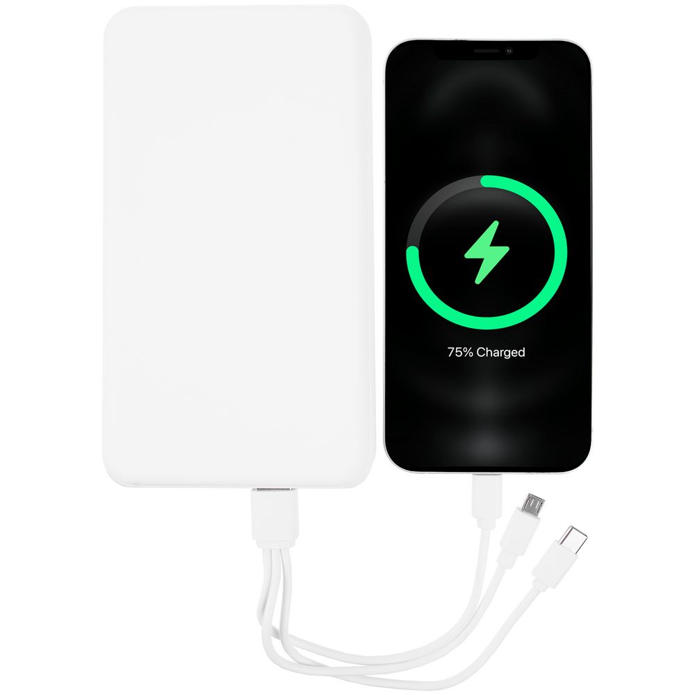 Аккумулятор All Day Compact PD 20000 мAч, белый — изображение 7