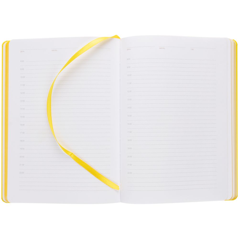 Ежедневник New Factor, недатированный, желтый — изображение 8