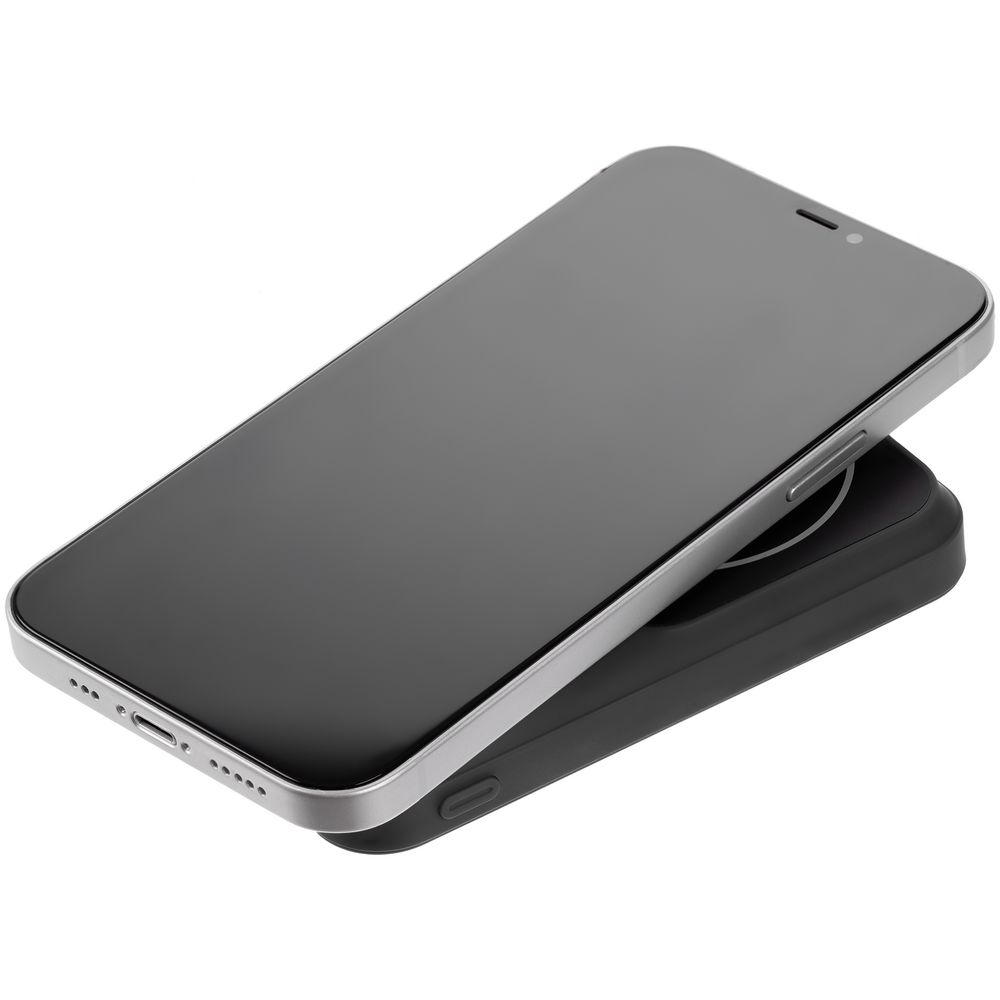 Магнитный беспроводной аккумулятор Top Force, 10 000 мАч, черный — изображение 6