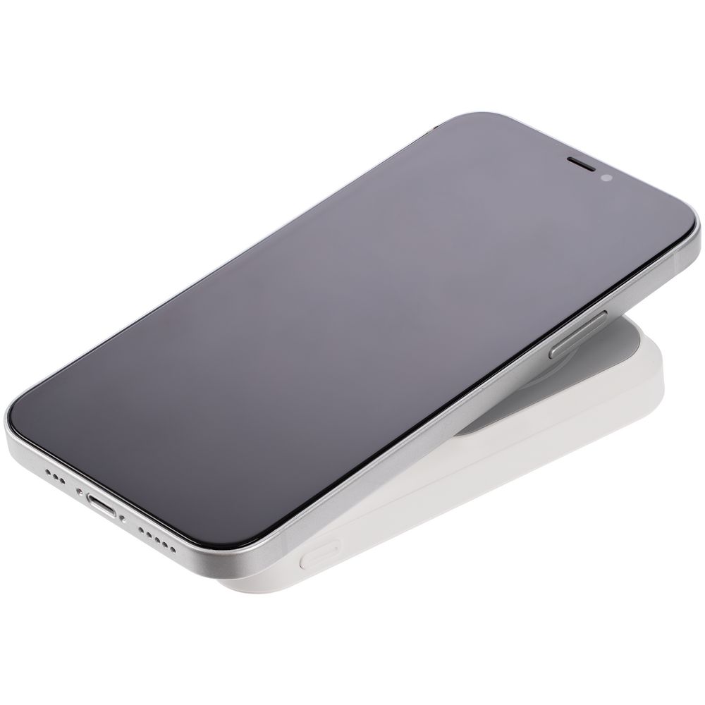 Магнитный беспроводной аккумулятор Top Force, 10 000 мАч, белый — изображение 5