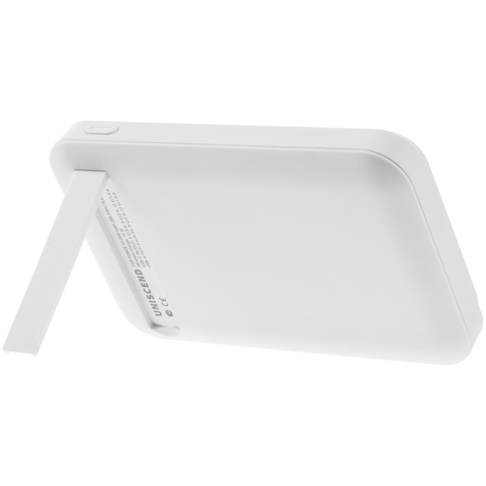 Магнитный беспроводной аккумулятор Top Force, 10 000 мАч, белый — изображение 6