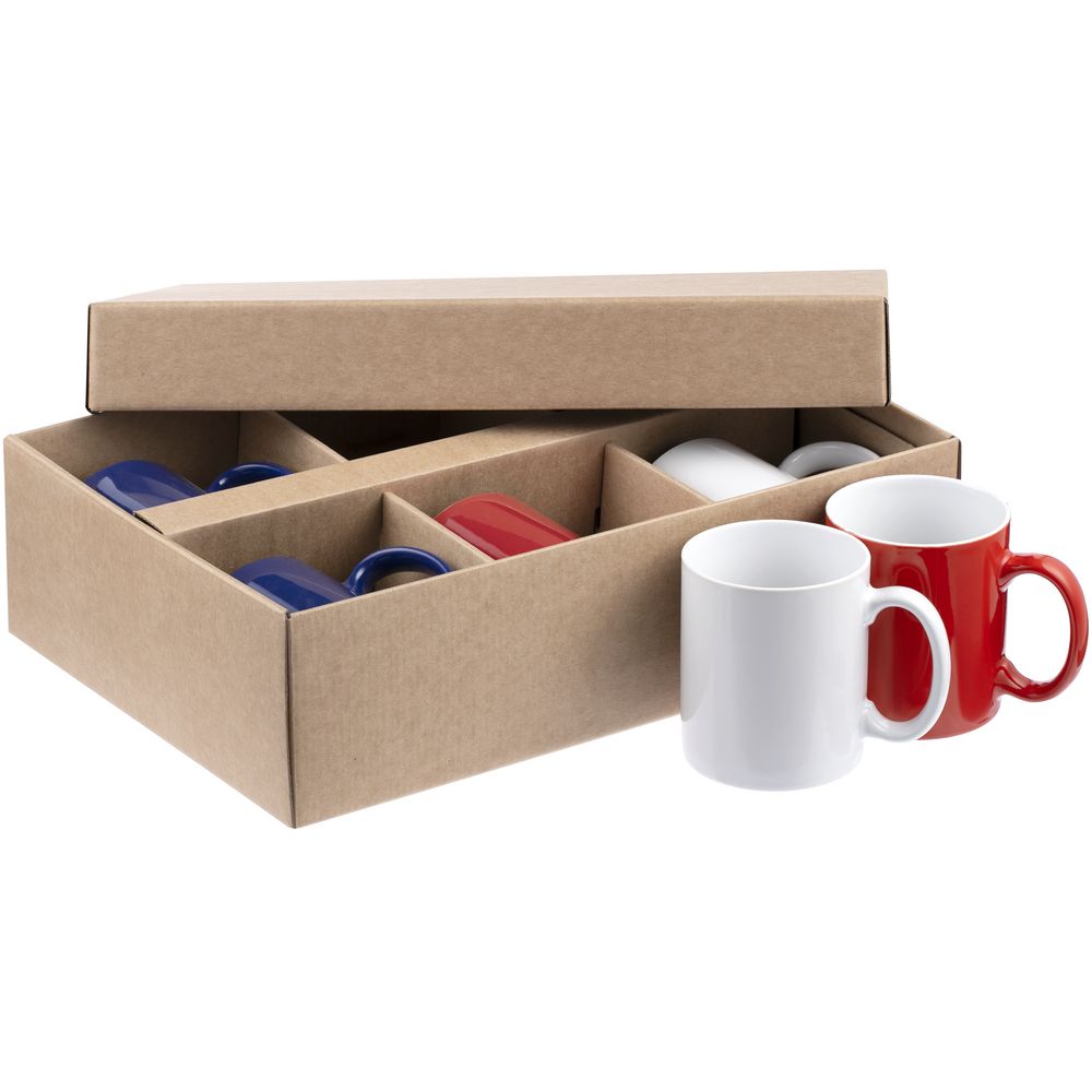 Набор из 6 кружек Promo, триколор — изображение 4