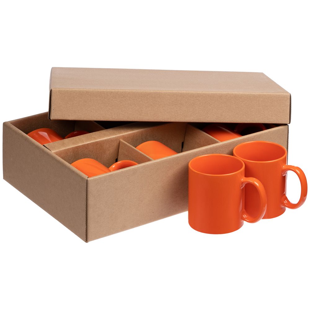 Набор из 6 кружек Promo, оранжевый — изображение 3