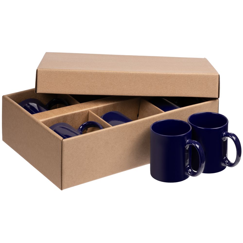 Набор из 6 кружек Promo, темно-синий — изображение 3