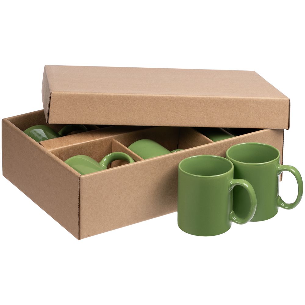 Набор из 6 кружек Promo, зеленый — изображение 3