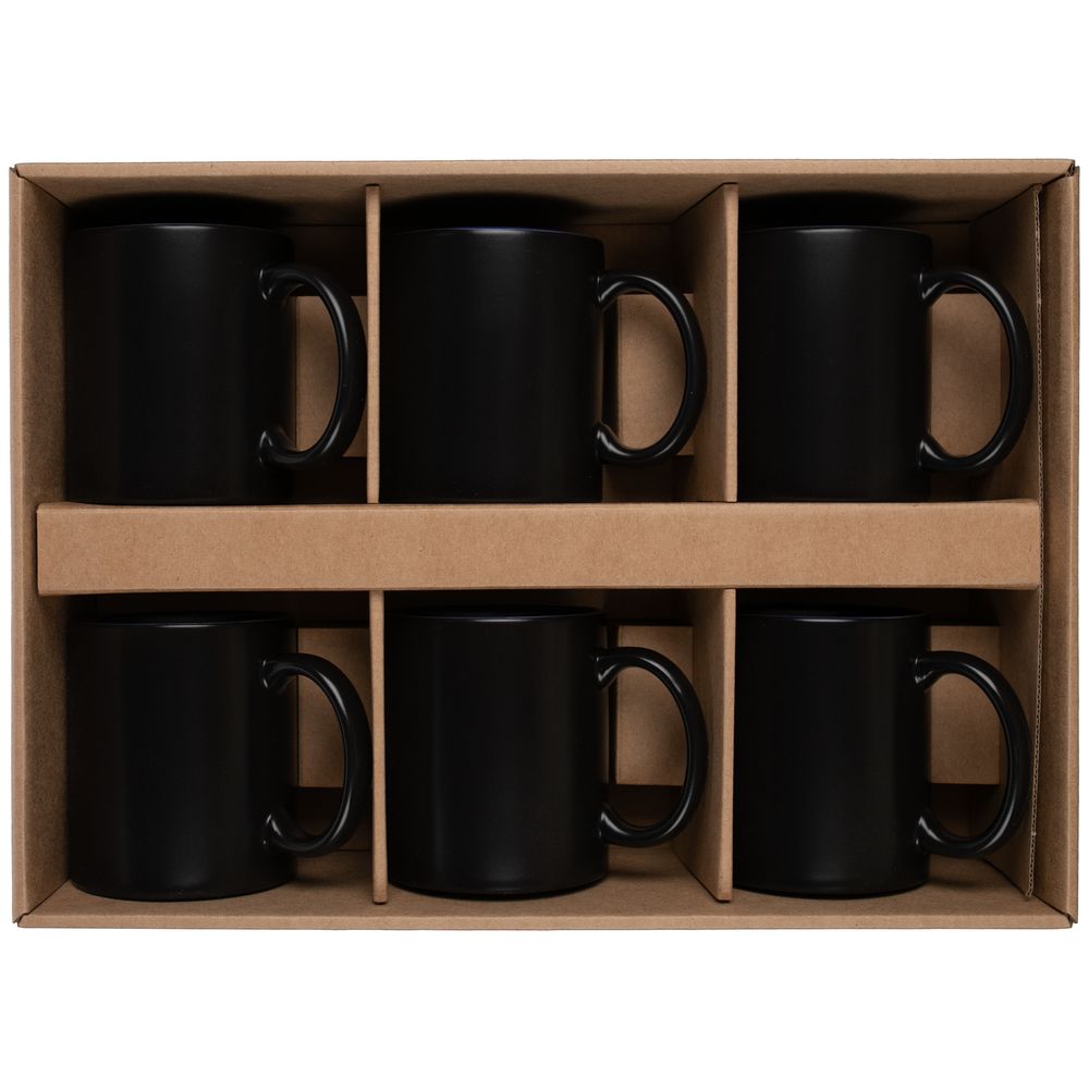 Набор из 6 кружек-хамелеонов On Display, сине-черный — изображение 4