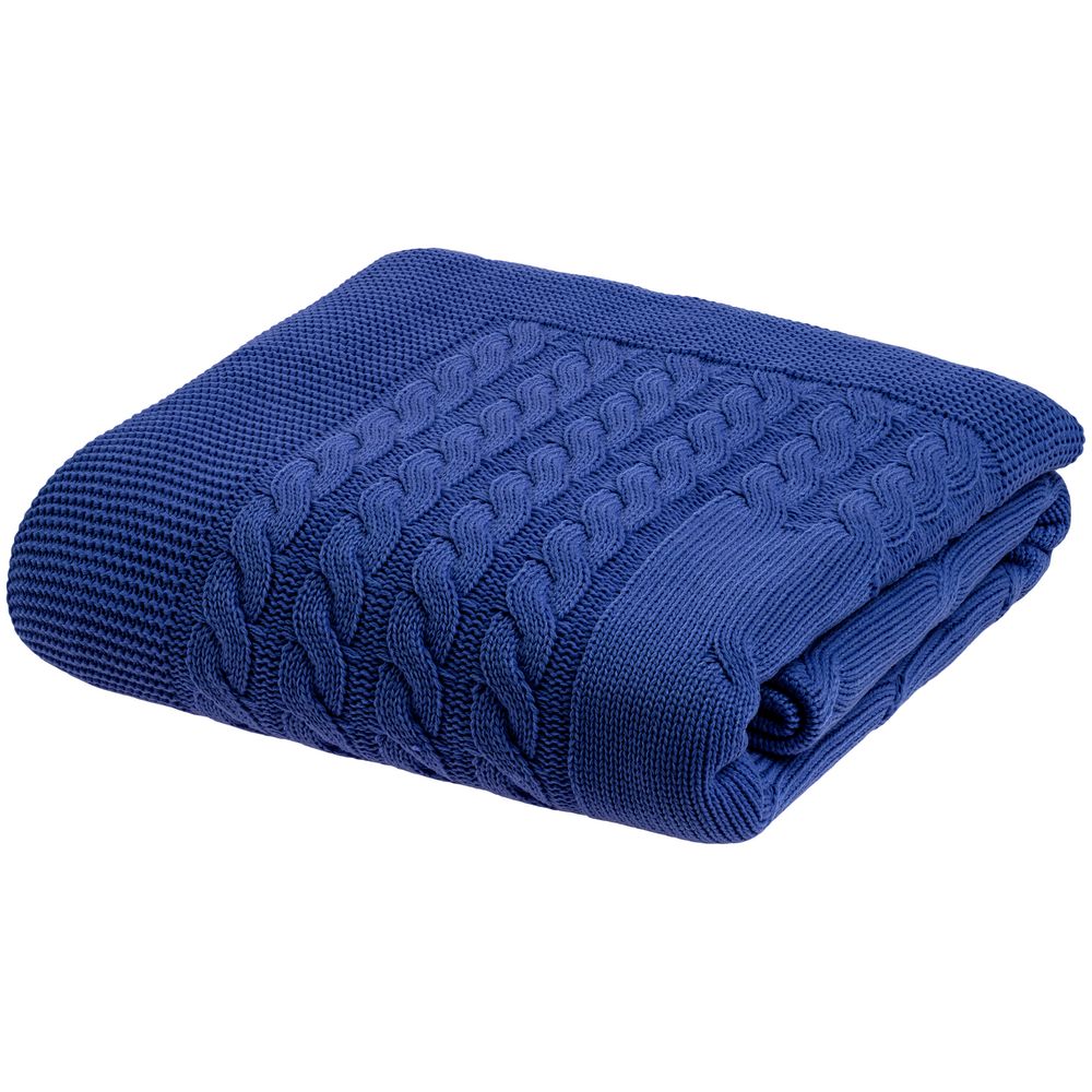 Плед Reframe, ярко-синий (василек) — изображение 3