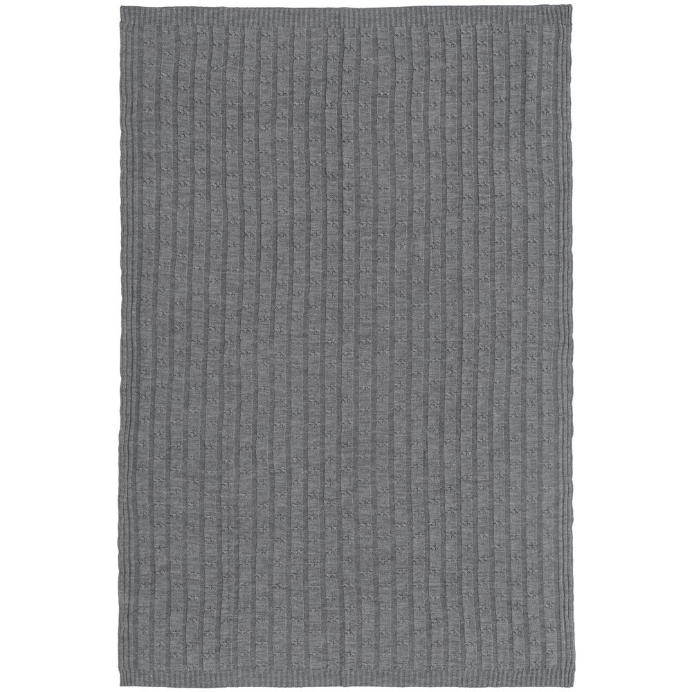 Плед Trenza, серый — изображение 5