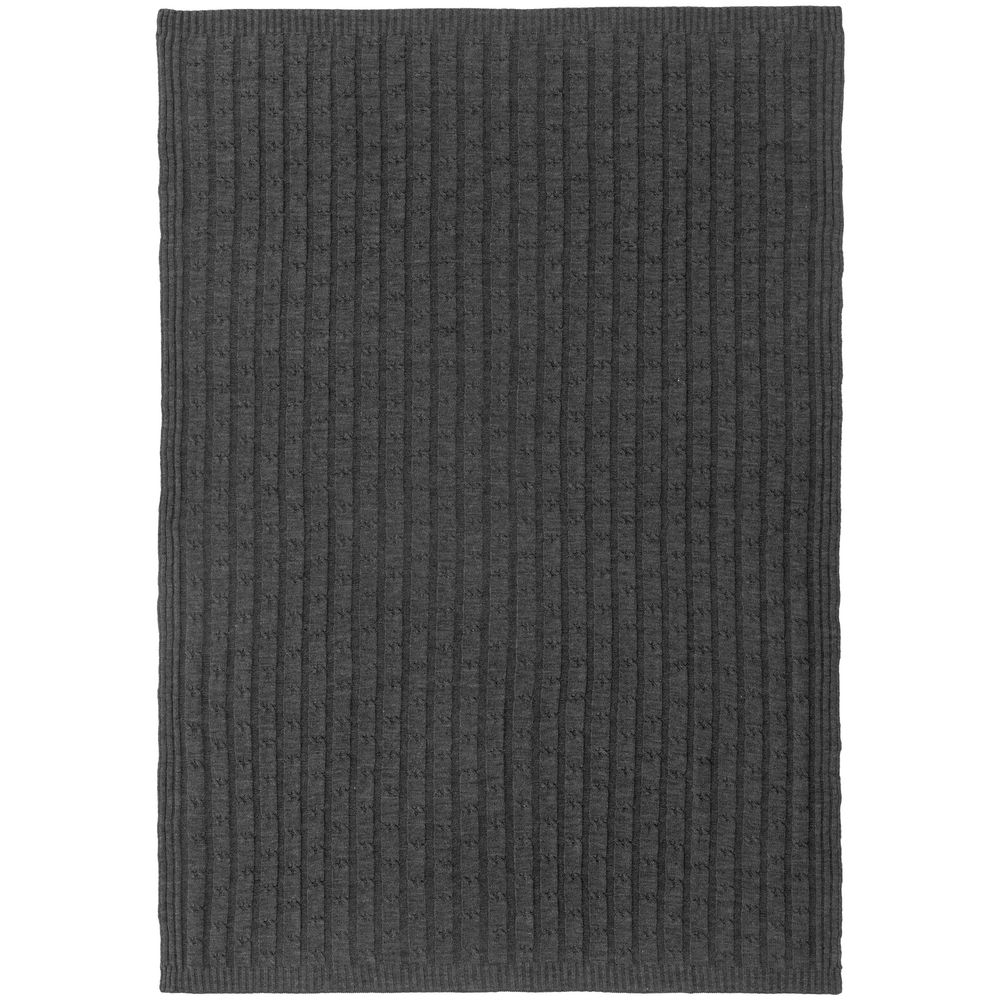 Плед Trenza, темно-серый — изображение 5