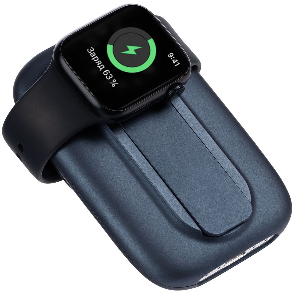 Универсальный магнитный аккумулятор Feel Motion, 5000 мАч, темно-синий — изображение 5