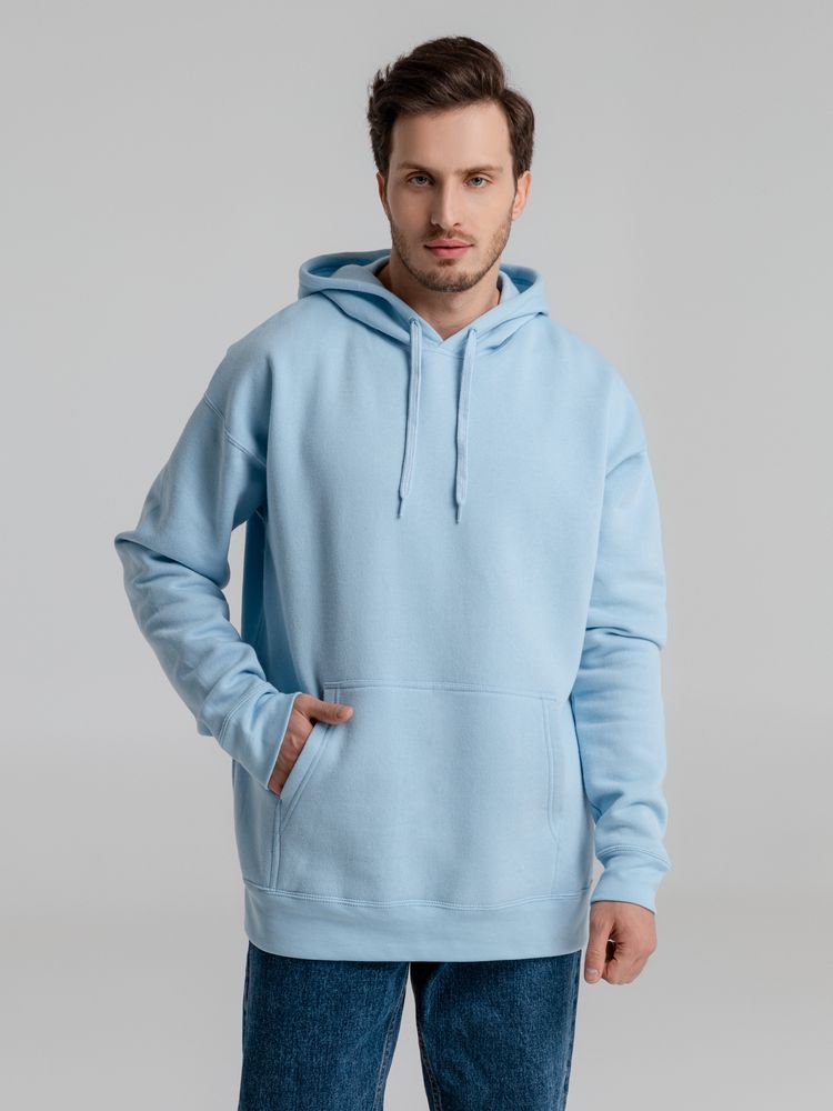 Толстовка с капюшоном Slam 320, голубая — изображение 6