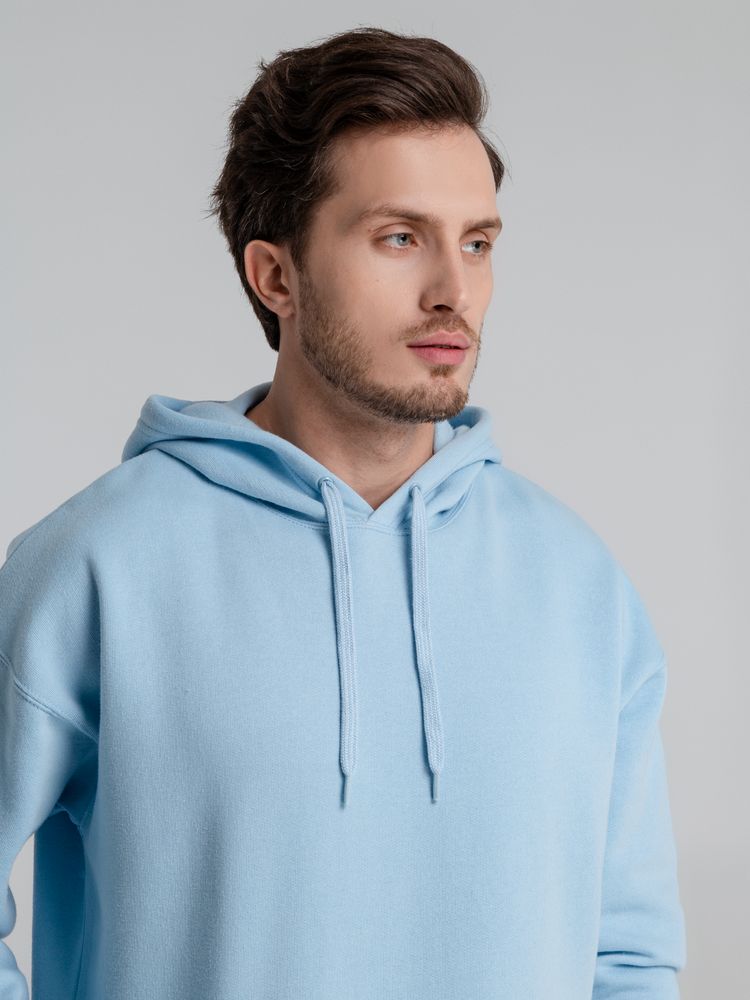 Толстовка с капюшоном Slam 320, голубая — изображение 9