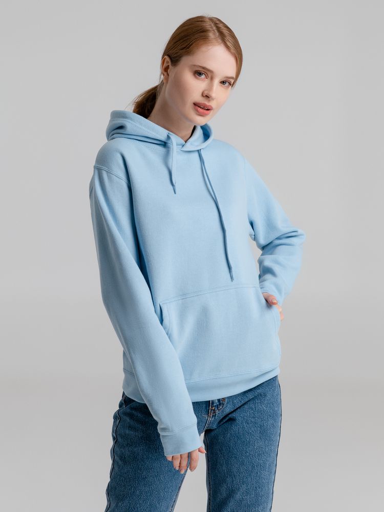 Толстовка с капюшоном Slam 320, голубая — изображение 10