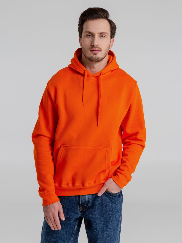 Толстовка с капюшоном Slam 320, оранжевая — изображение 6