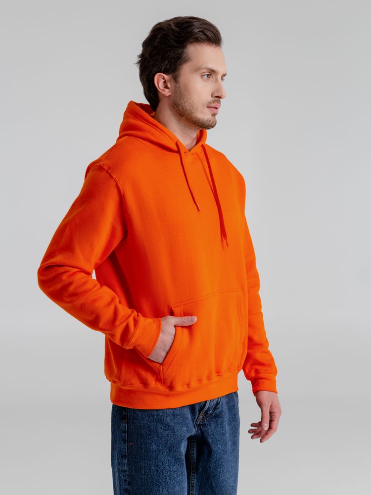Толстовка с капюшоном Slam 320, оранжевая — изображение 7