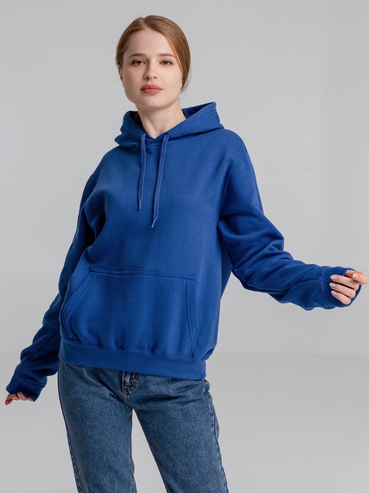 Толстовка с капюшоном Slam 320, ярко-синяя — изображение 10