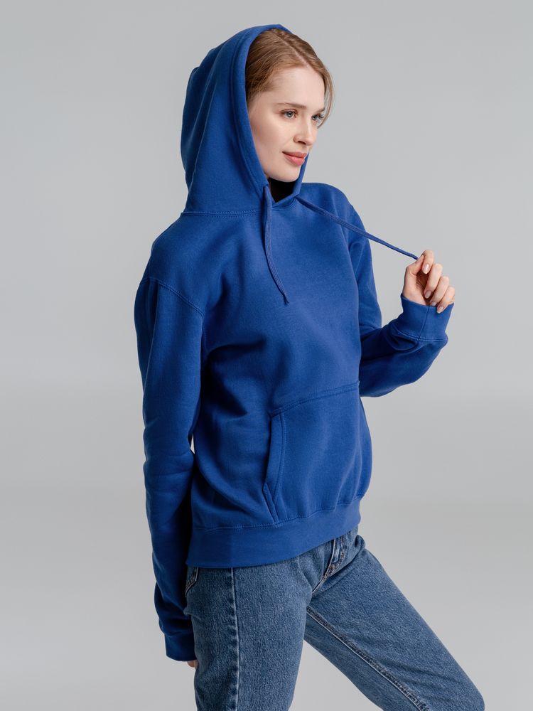 Толстовка с капюшоном Slam 320, ярко-синяя — изображение 11