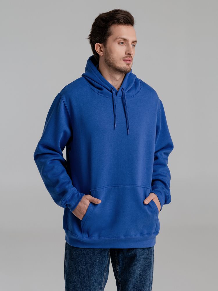 Толстовка с капюшоном Slam 320, ярко-синяя — изображение 6