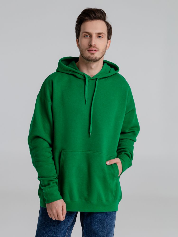 Толстовка с капюшоном Slam 320, ярко-зеленая — изображение 6