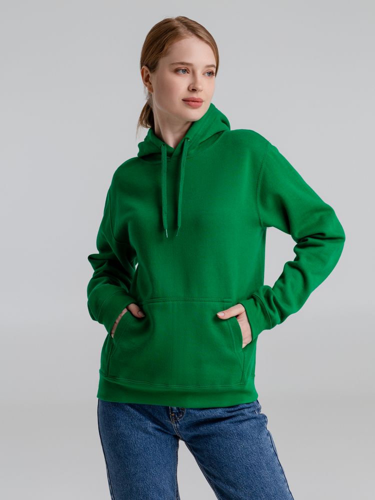 Толстовка с капюшоном Slam 320, ярко-зеленая — изображение 9