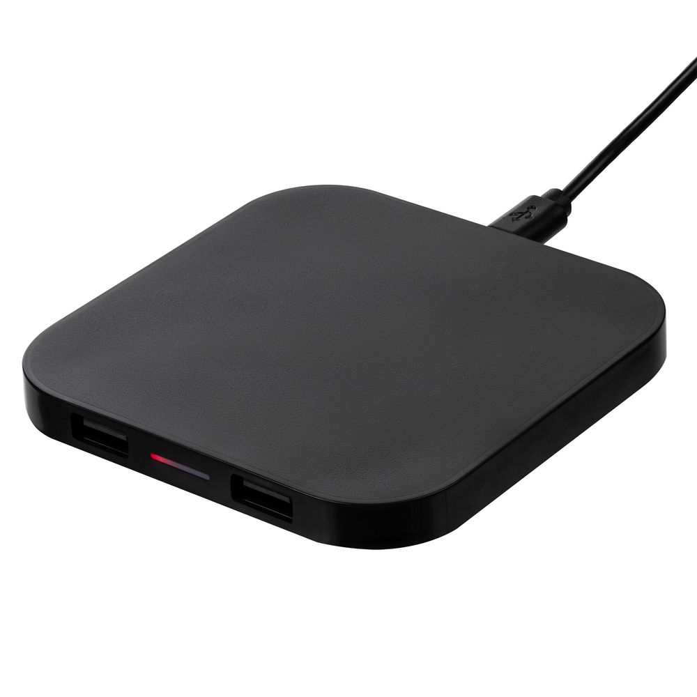 Беспроводное зарядное устройство Interra Plus, черное — изображение 5