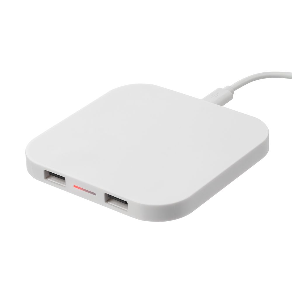 Беспроводное зарядное устройство Interra Plus, белое — изображение 9