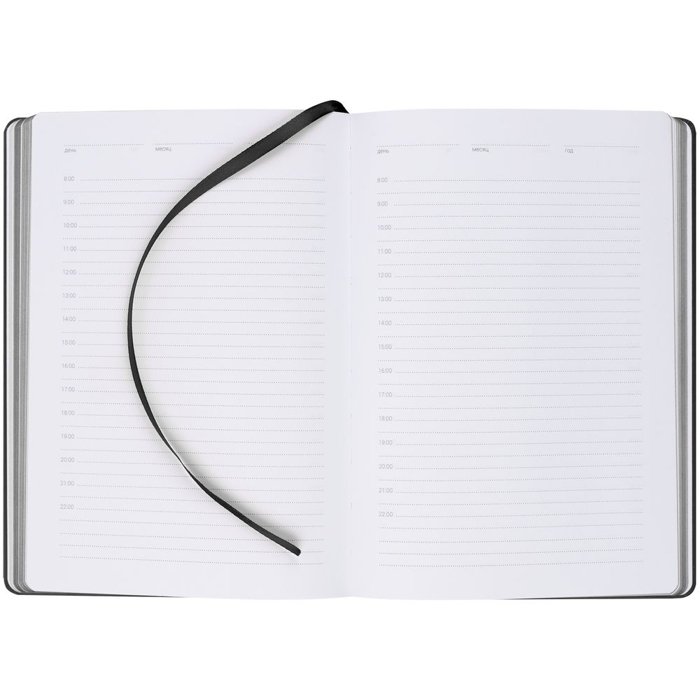 Ежедневник New Factor Metal, черный — изображение 7