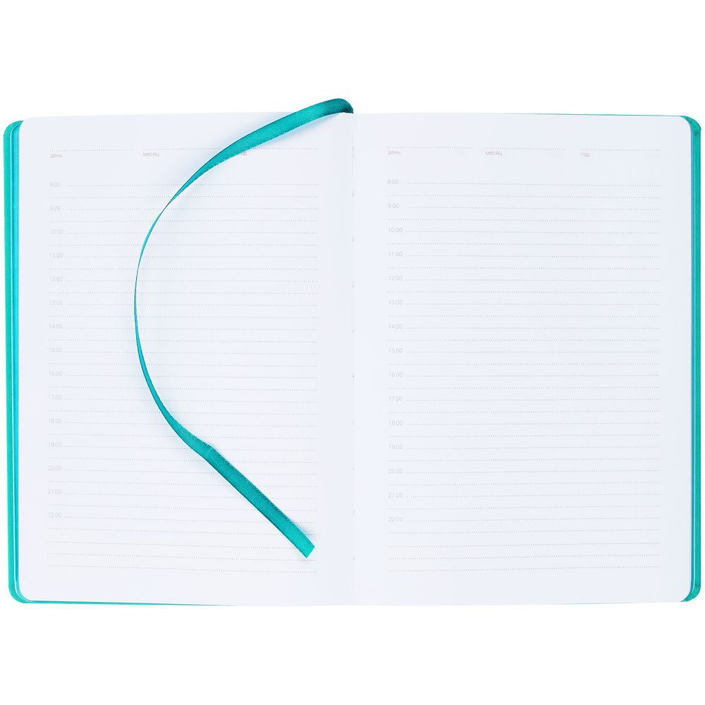 Ежедневник New Factor Metal, бирюзовый — изображение 8