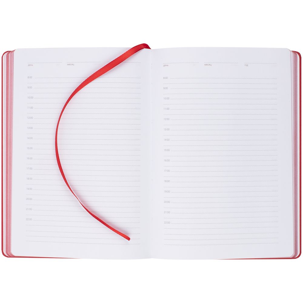 Ежедневник New Factor Metal, красный — изображение 8