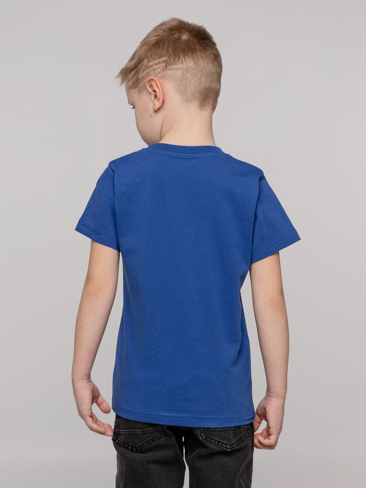 Футболка детская T-Bolka Kids, ярко-синяя — изображение 7