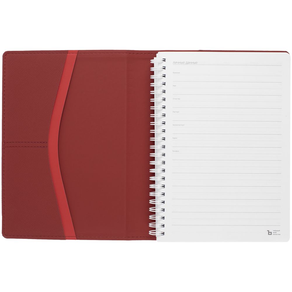 Ежедневник Spring Touch, недатированный, красный — изображение 5