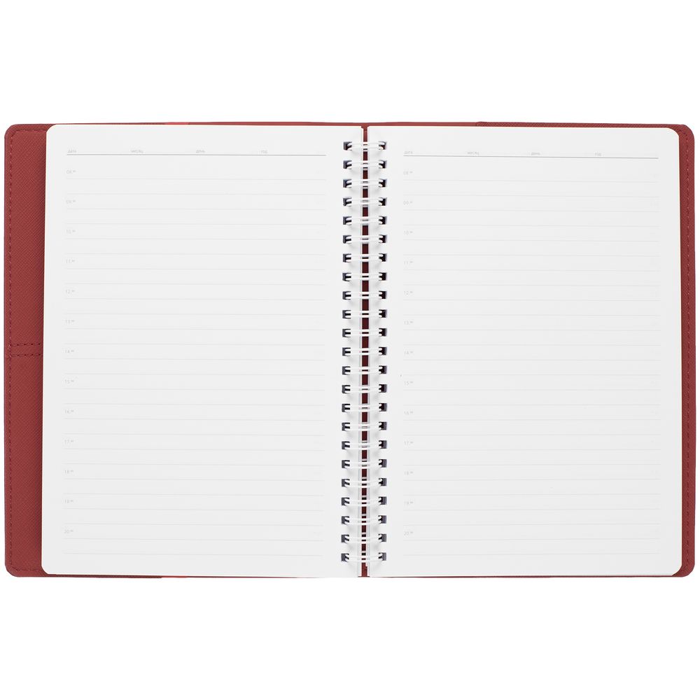 Ежедневник Spring Touch, недатированный, красный — изображение 6