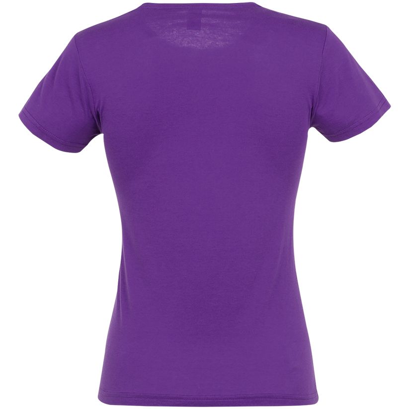 Футболка женская Miss 150, темно-фиолетовая — изображение 3