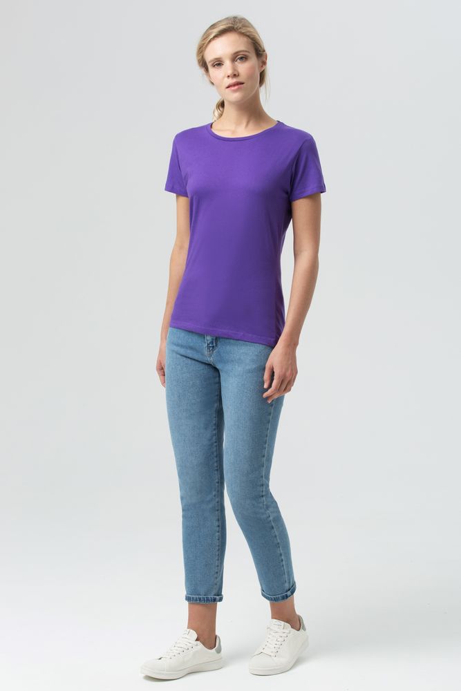 Футболка женская Miss 150, темно-фиолетовая — изображение 9