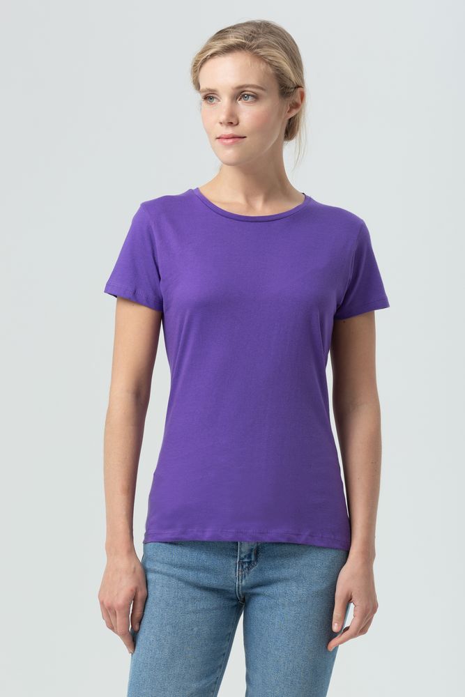 Футболка женская Miss 150, темно-фиолетовая — изображение 6