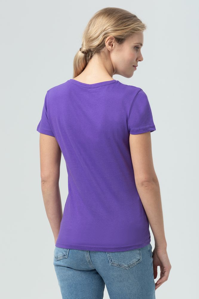 Футболка женская Miss 150, темно-фиолетовая — изображение 7