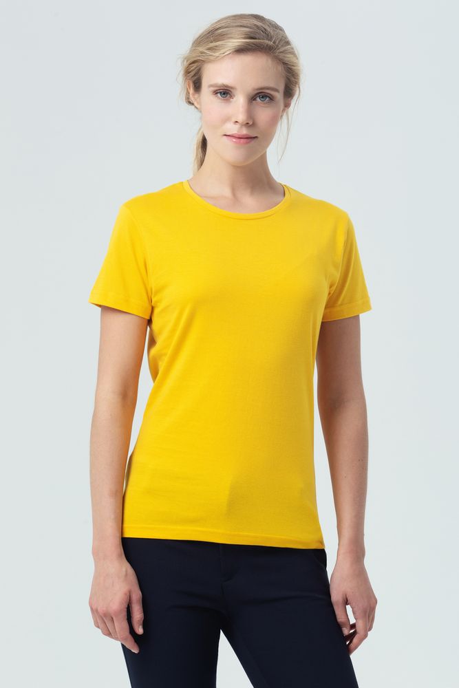 Футболка женская Miss 150, желтая — изображение 6