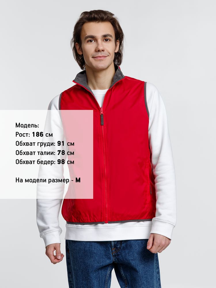 Жилет двусторонний Winner, красный — изображение 7