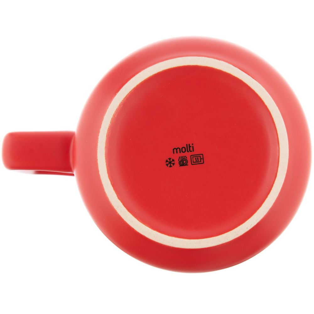 Чашка Jumbo, ver.2, матовая, красная — изображение 4