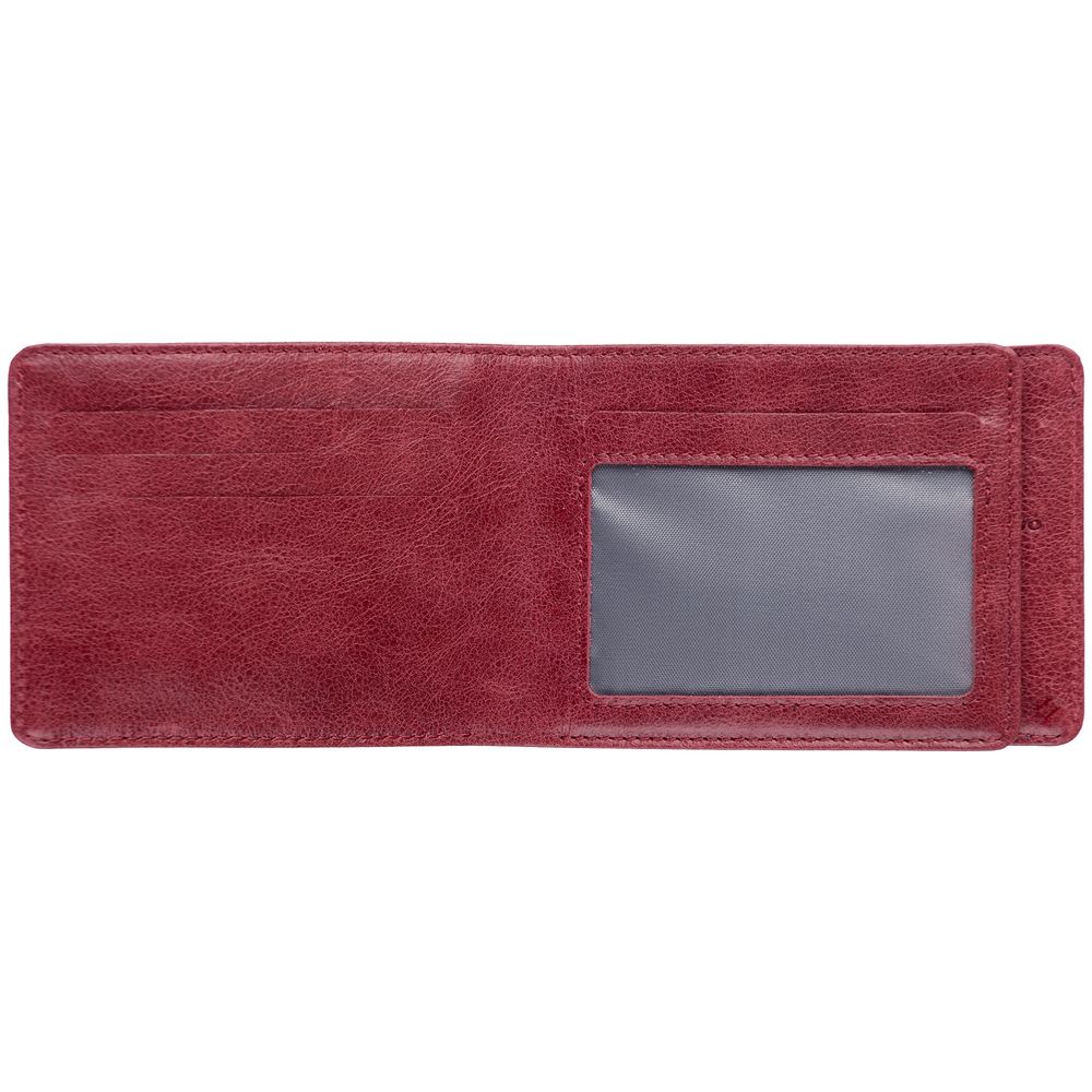 Портмоне inCase, серое с бордовым — изображение 5