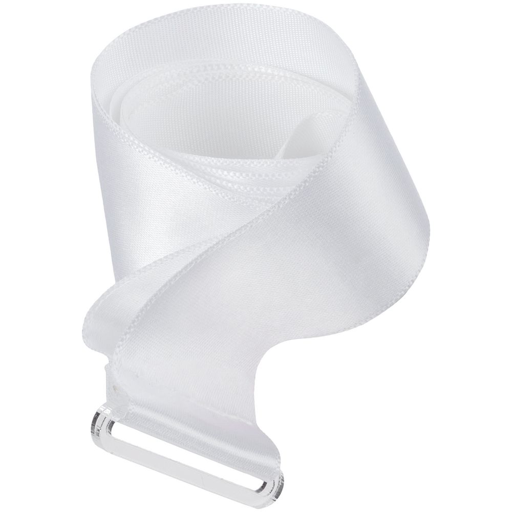 Лента для медали с пряжкой Ribbon, белая — изображение 3