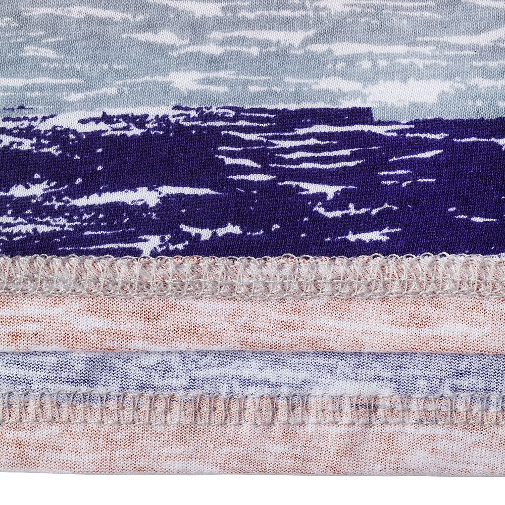 Футболка мужская Rayet двусторонняя, оранжевая с фиолетовым — изображение 8