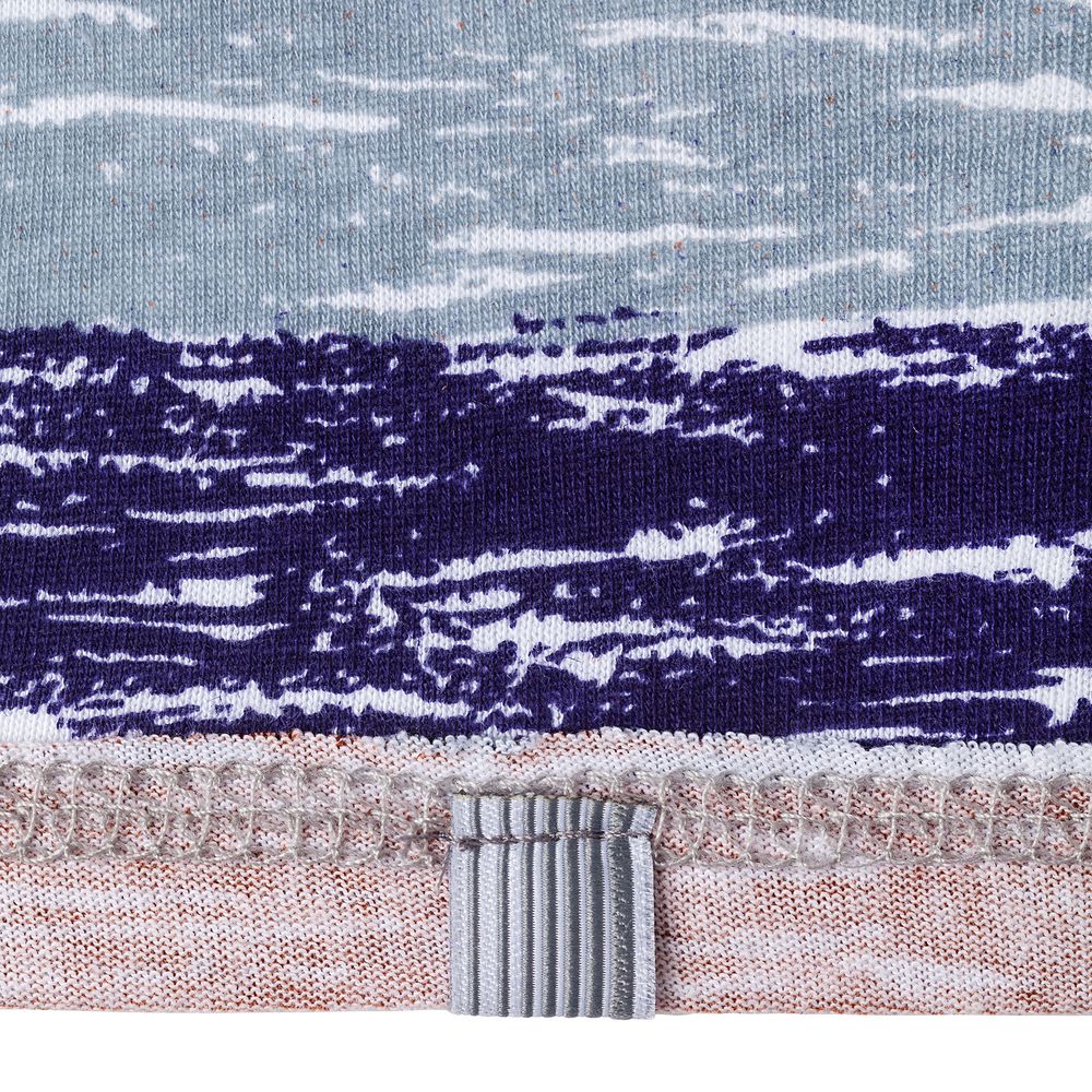 Футболка мужская Rayet двусторонняя, оранжевая с фиолетовым — изображение 9