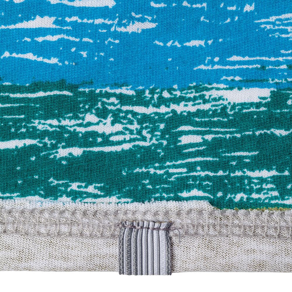 Футболка мужская Rayet двусторонняя, голубая с зеленым — изображение 8