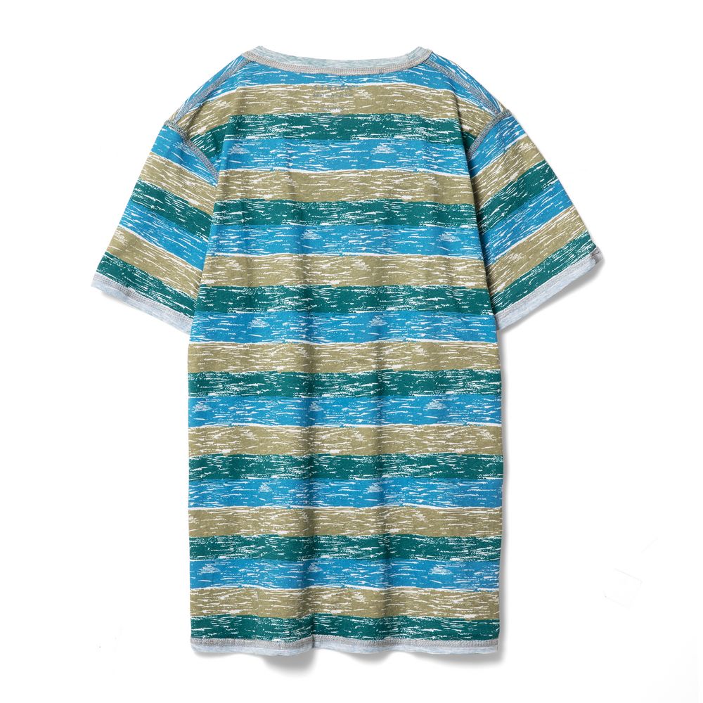 Футболка мужская Rayet двусторонняя, голубая с зеленым — изображение 6