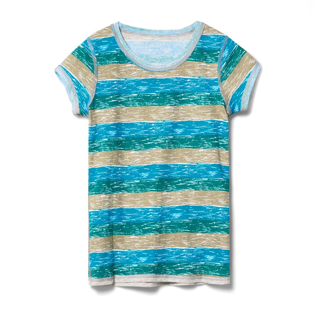 Футболка женская Rayet Lady двусторонняя, голубая с зеленым — изображение 5