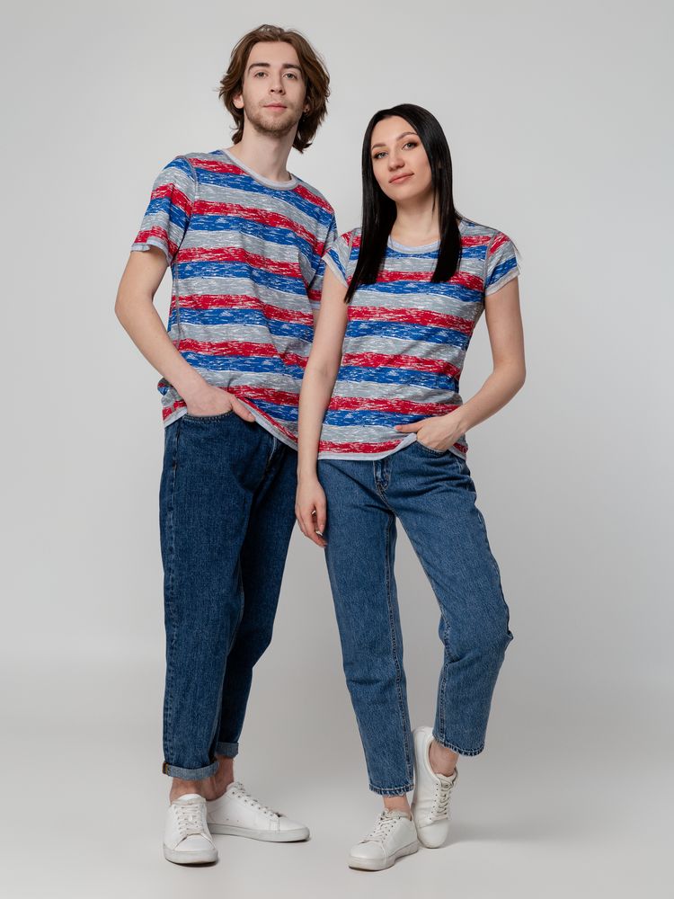 Футболка женская Rayet Lady двусторонняя, красная с синим — изображение 13